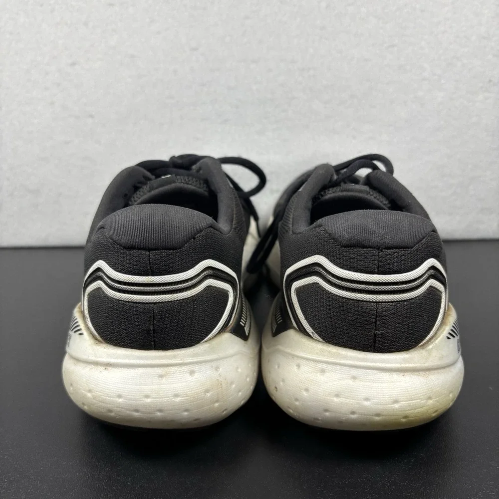 Brooks Glycerin GTS 21 Running Shoes Sneakers Womens Size 9D Wide Black‎ White